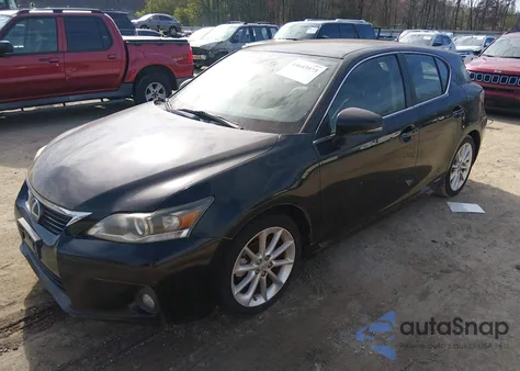 2012 Lexus Ct 200H Premium from USA, damaged, VIN JTHKD5BH3C2063615